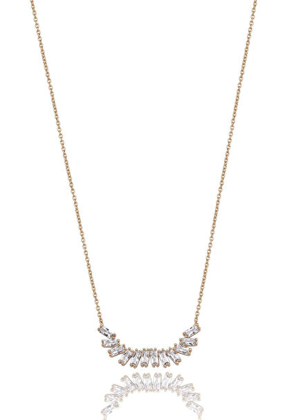 Wing 14 Ayar Altın Kadın Kolye