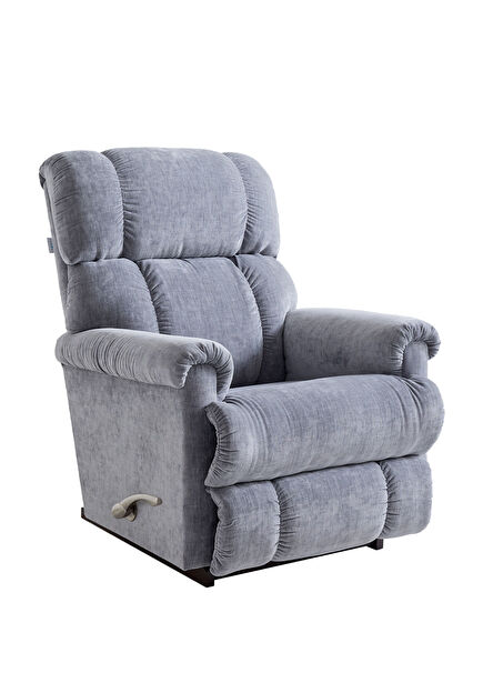 Pinnacle I-Retreat Nickel Grey Rocking Tv Chair