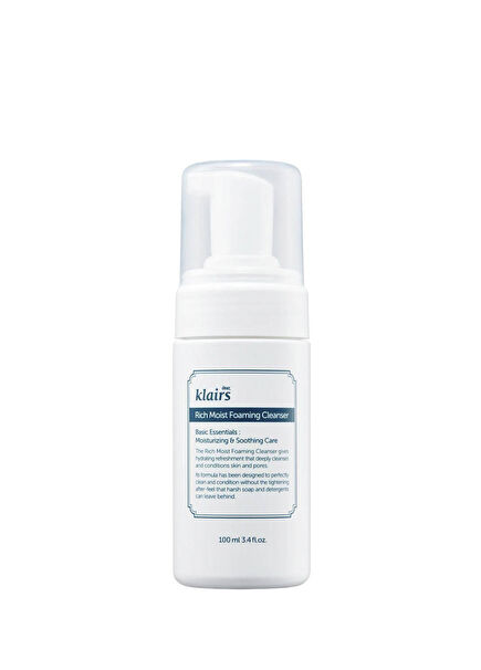 Rich Moist Foaming Cleanser Kurutmayan Nazik Temizleyici Köpük 100 ml