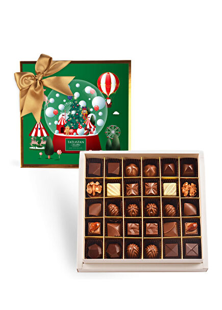 Kurşun Askerli Kar Küresi 15 Çeşitli 30'lu Artisan Çikolata 