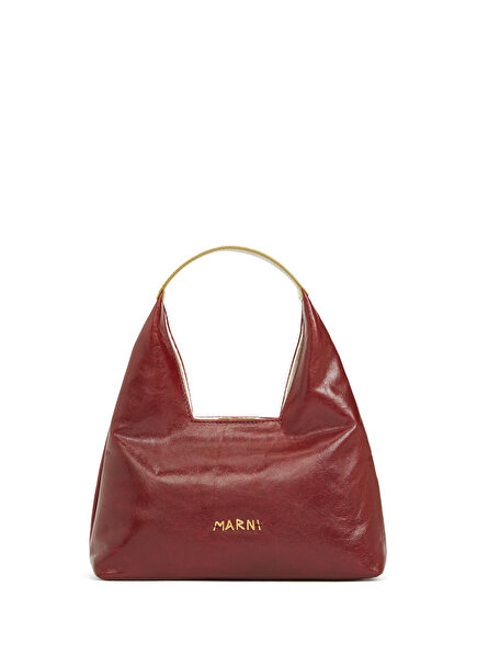 Trapeze Mini Bordo Kadın Deri Çanta