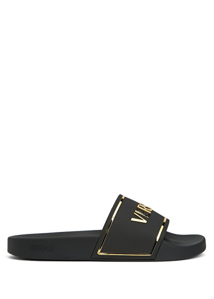 Black men's slippers