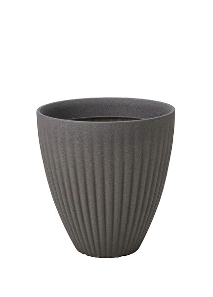 Lotus Antrasit Plastik Saksı 40 x 42 cm