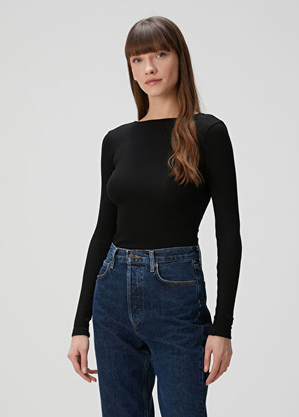 Bridget Black Bodysuit