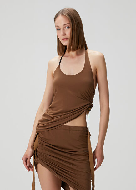 Brown Blouse