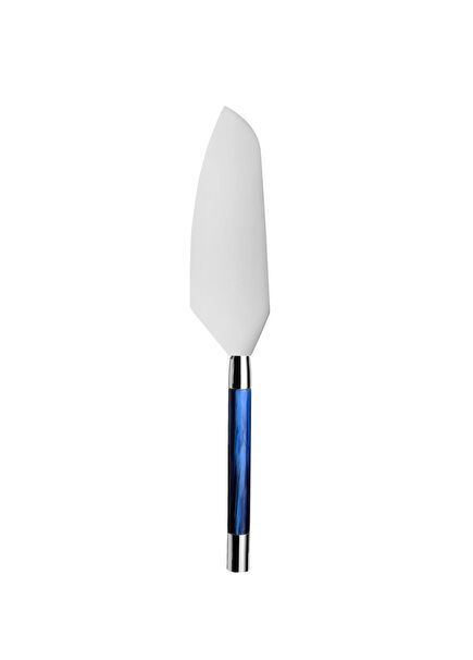 Conty Dark Blue Mother-of-Pearl Steel Serving Knife