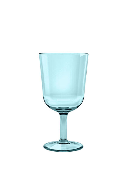 Simple Aqua Cam Tekli Şarap Kadehi