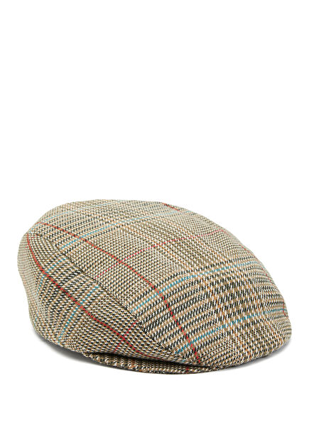 Khaki Beige Mens Hat