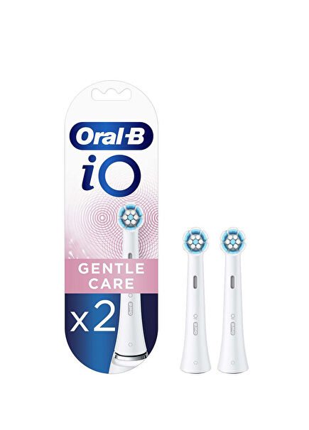 iO Gentle Care White Toothbrush Replacement Head 2-Pack