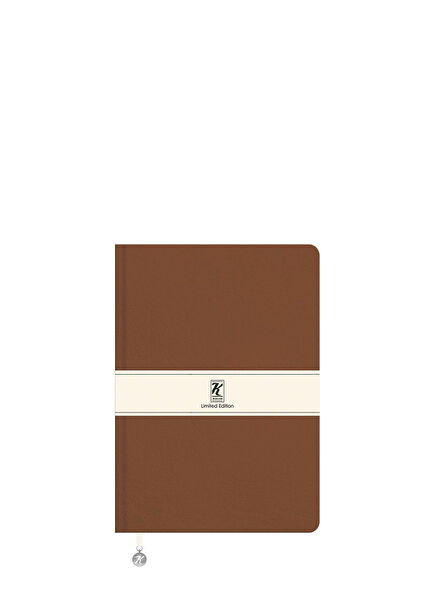 Limited Edition Brown Thermo Leather and Lined Notebook with Flexible Cover 