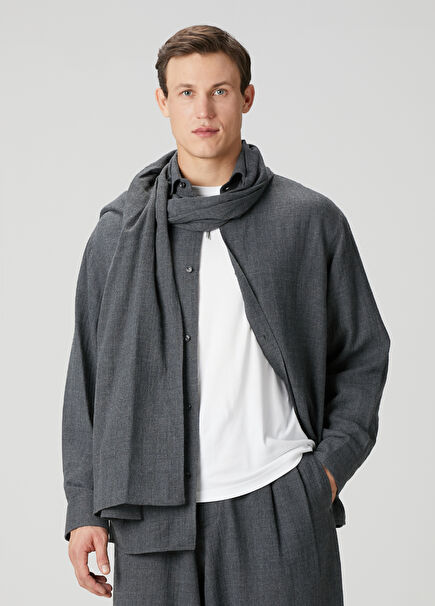 Grey Wool Shirt