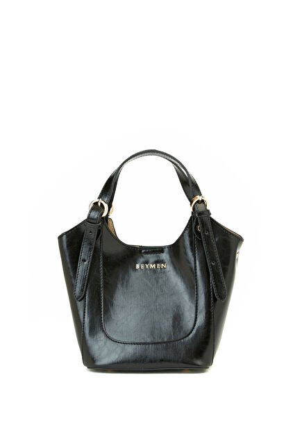 Siyah Logo Detaylı Kadın Çanta