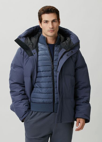 Seymour Navy Blue Hooded Parka