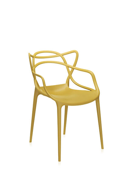 Masters Mustard Thermoplastic Chair