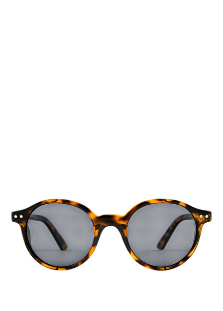 The Kid Leopard Print Brown Unisex Kids Sunglasses