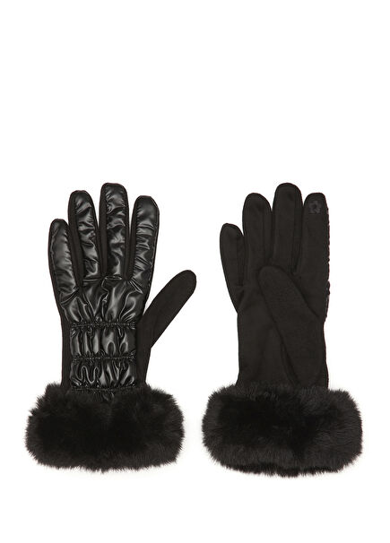 Siyah Kadın Eldiven