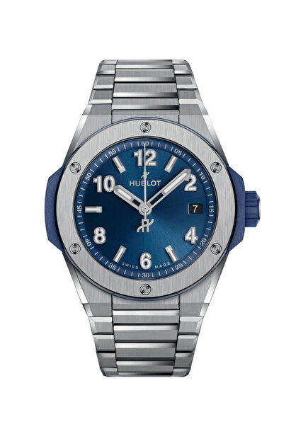 Big Bang Integrated Time Only Titanium Blue Watch