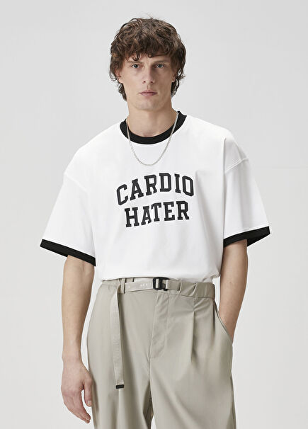 TechDivision Beyaz Baskılı T-shirt