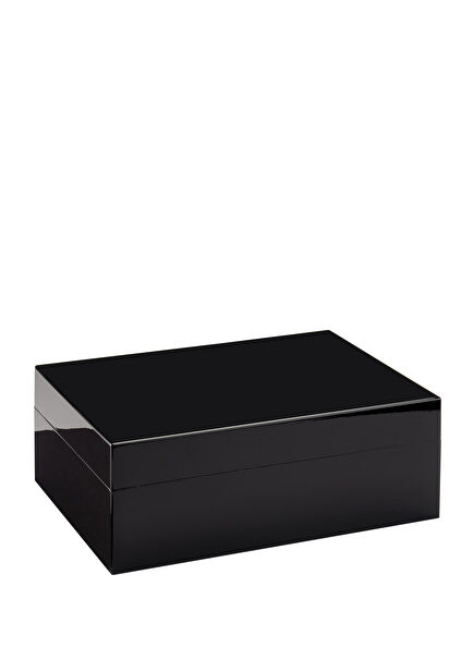 Italy Handmade Roma Collection Black 50's Humidor Puro Kutusu