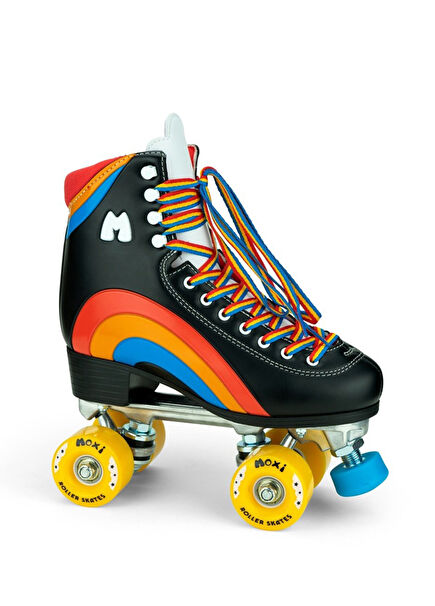 Rainbow Rider Black Quad Skates
