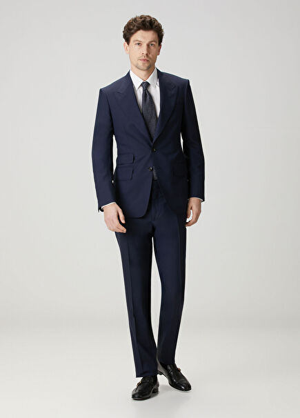 Lacivert Yün Takım Elbise