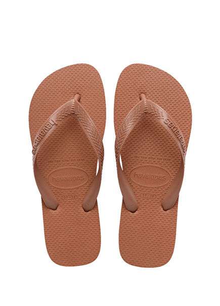 Senses Rust Rose Gold Women's Beach Slippers