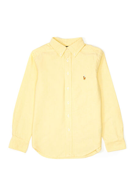 Sarı Erkek Çocuk Gömlek