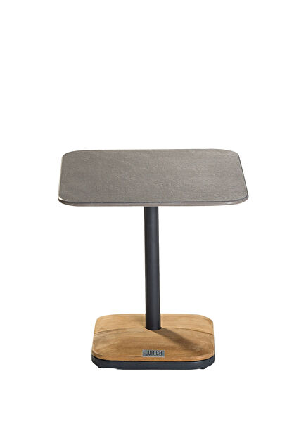 Enjoy Anthracite Ceramic Garden Table 45x45 cm