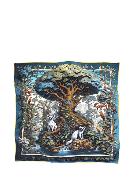 Wildwood Stories Twill İpek Kadın Fular 50 cm