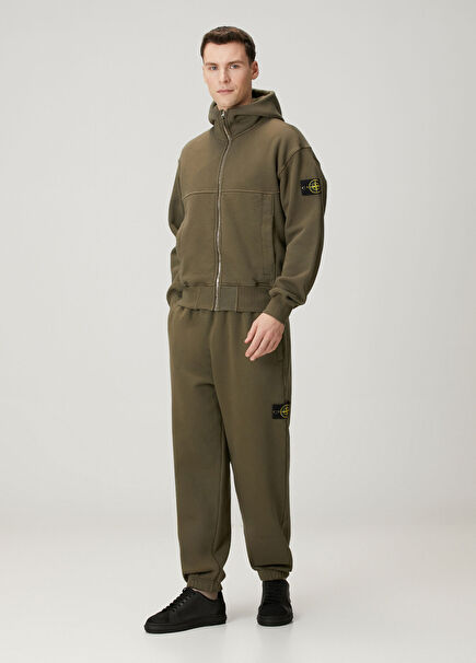 Loose Fit Khaki Jogger Sweatpants