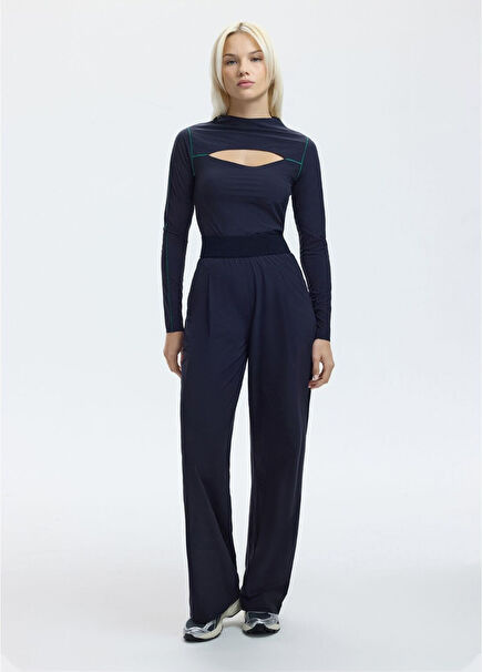 Corp Sports Techsilk Navy Kadın Seyahat Pantolonu