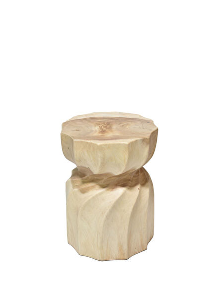 Natural Ahşap Tabure