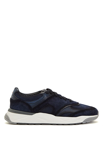 Nova Lacivert Erkek Süet Sneaker