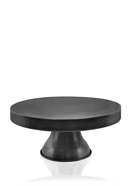 Siyah Galvaniz Pasta ve Kek Servis Standı 33 x 15 cm