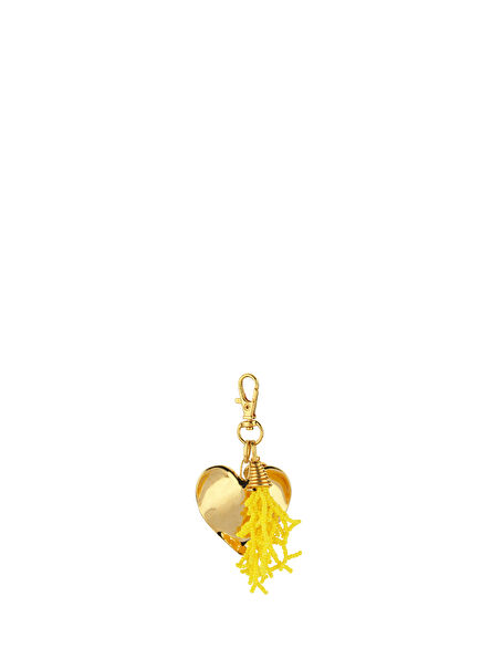 Love Sarı Kadın Altın Kaplama Charm