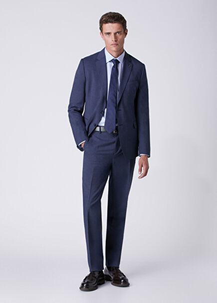 Blue Wool Suit