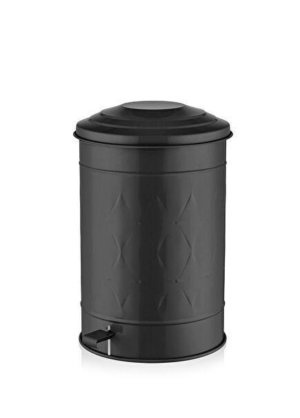 Prism Black Kitchen Trash Can 37 Lt