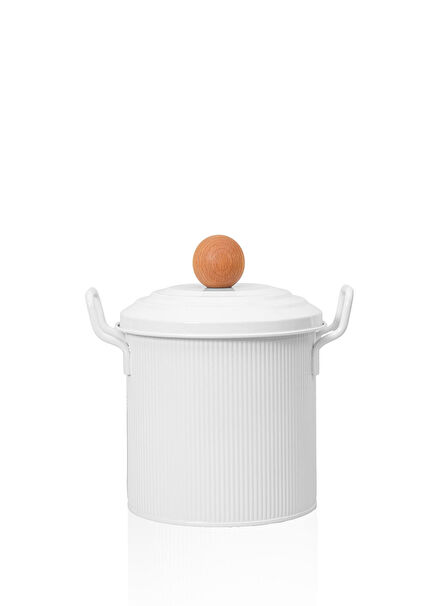 Stripe White Pulses & Detergent Storage Container