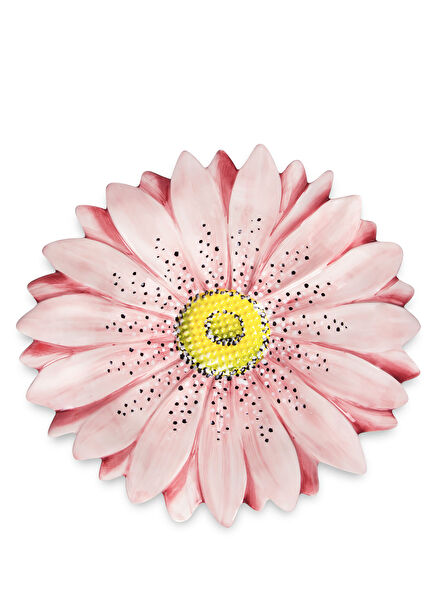 Camomilla Pembe Seramik Servis Tabağı
