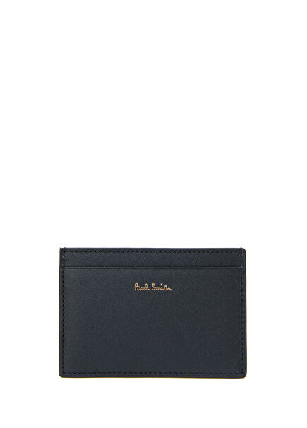 Black Men's Leather Card Holder