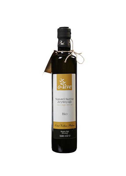 Soğuk Sıkım Bio Natürel Sızma Zeytinyağı 500 ml