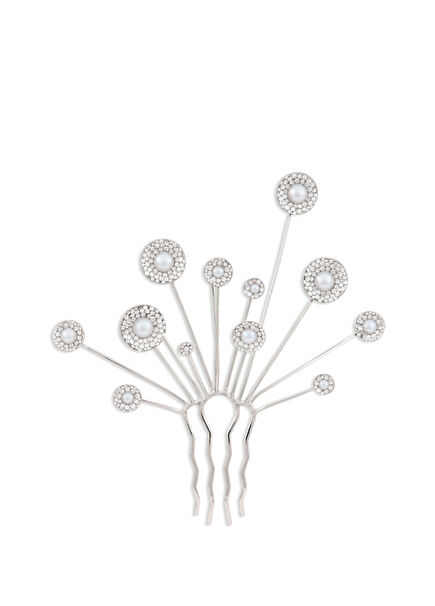 NAIA İnci ve Kristal Taşlı Duvak Aksesuarı