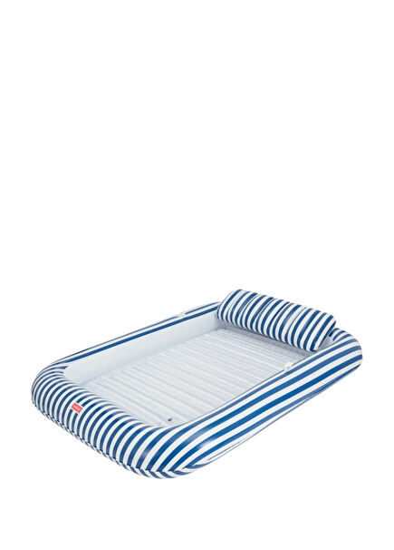 Sacha Navy Blue Striped Water Fountain Seabed