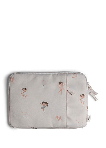 Ballerina Protective Tablet Case with Zipper and Pocket