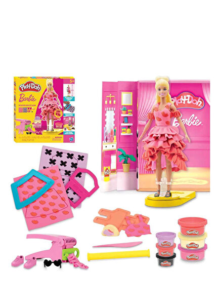 Barbie Tasarımcı Moda Gösterisi Oyun Hamuru Seti