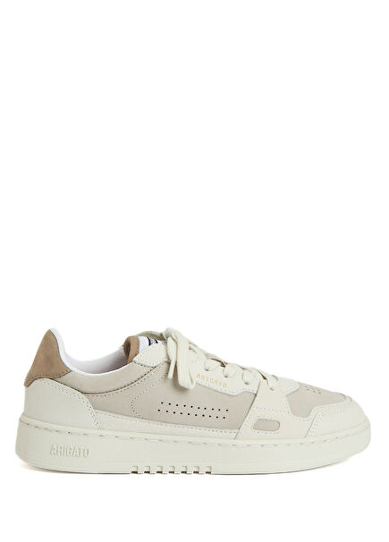 Kahve Beyaz Kadın Deri Sneaker