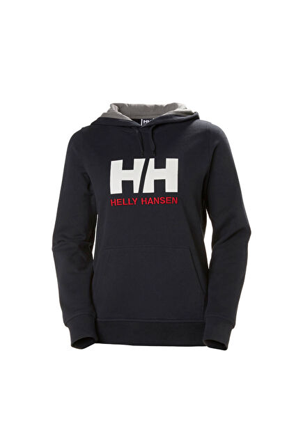 W Logo Navy Women's Hoodie