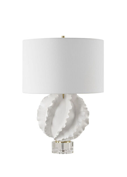 Saylor White Ceramic Lampshade