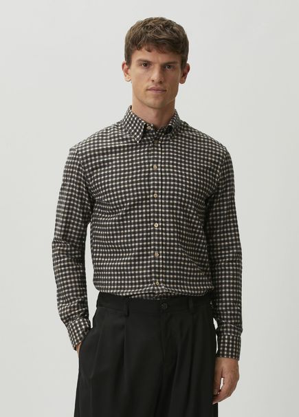 Brown Plaid Shirt