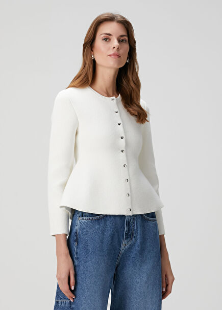 White Cardigan